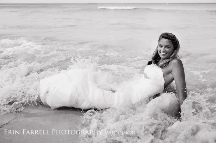 trash the dress jamaica beach, delaware beach wedding photographer